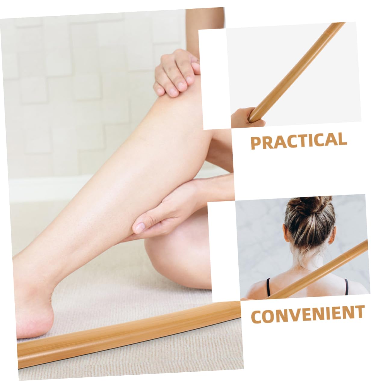 Healeved 5stücke -massage-stick Für Rückenmassage Tragbares Massagegerät Für Nacken Schultern Und Beine Effektives Massagewerkzeug Muskelentspannung Und Regeneration