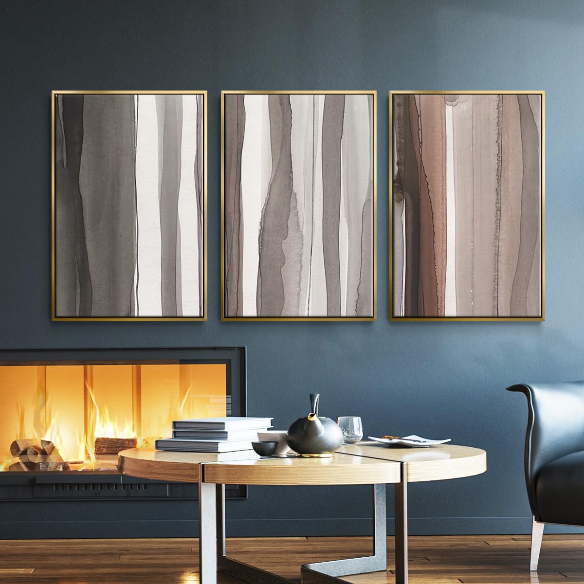 Renditions Gallery Arte astratta da parete con acqua strana pittura colorata opera d'arte moderna stampe