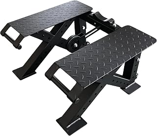 AHTAPFON X-Shaped T-Bar Rowing Platform,Multifunctional Standing Bench,Hard Pulling Platform,Multifunctional Deep Squat Platform for Low Pull-up,Dumbbell Squat