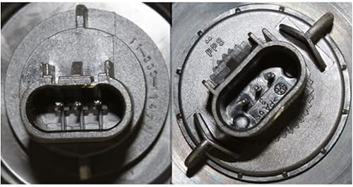 Miniatura 3 de KarParts360 Para Chevy HHR 2006-2011, par de faros delanteros del conductor y del pasajero con bombillas reemplaza GM2502262 GM2503262