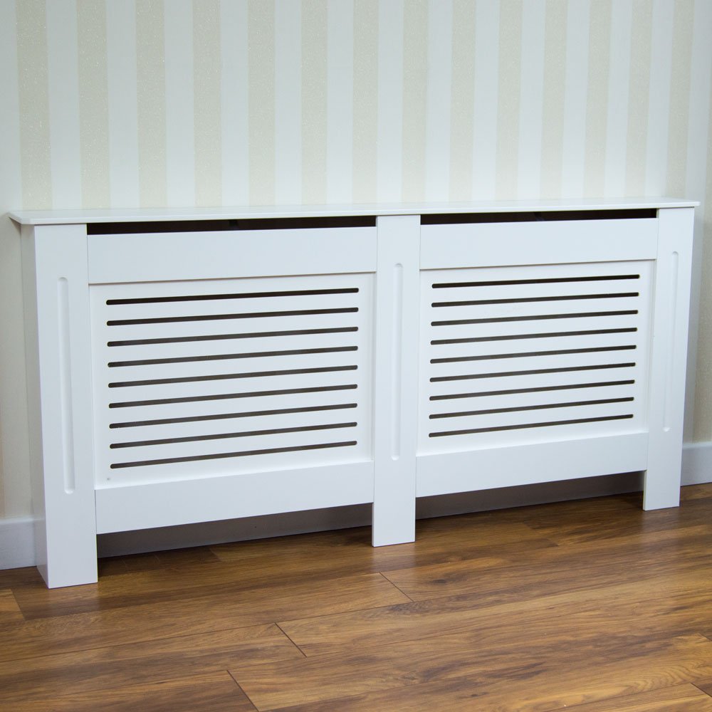 Milton Heizkörperverkleidung, Weiß, Mittelgroß, Heizung, Mantel von Vida Designs