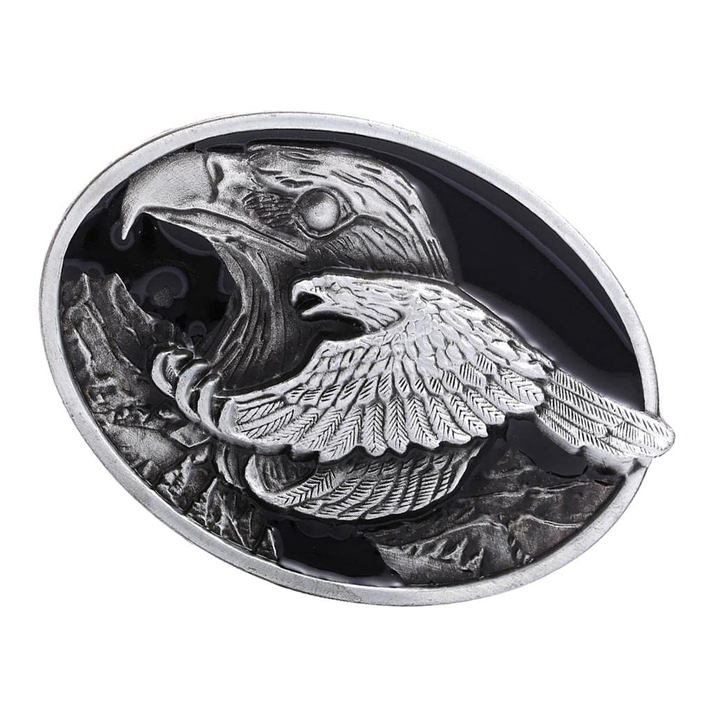 BNF® Silver Eagle Engraved Western Cowboy Rodeo Mens Womens Motorcycle Biker Belt Buckle Accessory Gift|Clothing Shoes & Accessories | Mens Accessories |Belt Buckles|1 Piece Cowboy Belt Buckle-image-15