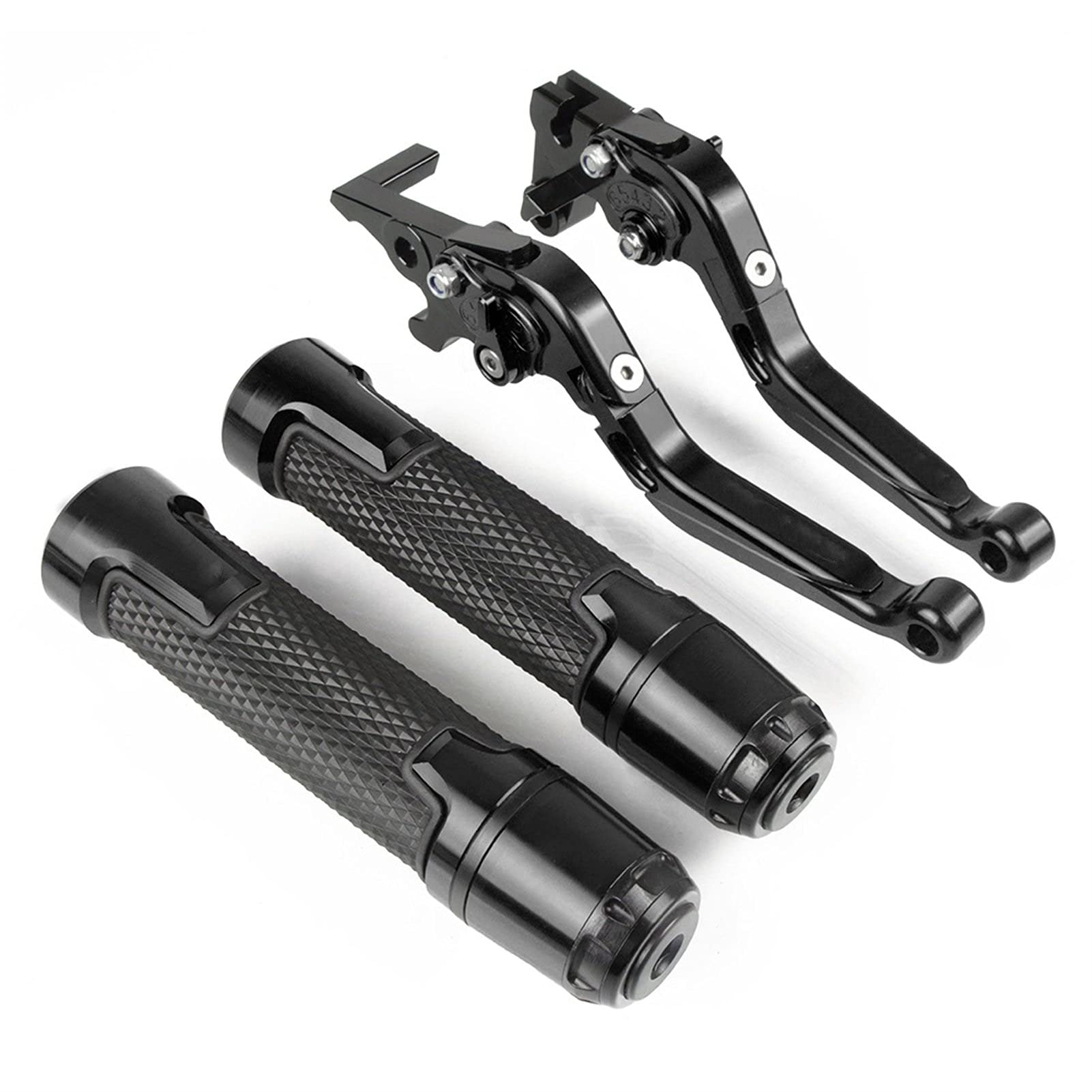Gangxiao Leviers Frein & Embrayage CNC Pour Kawasaki ER6N ER-6N 2009-2017 – Réglables & Pliables