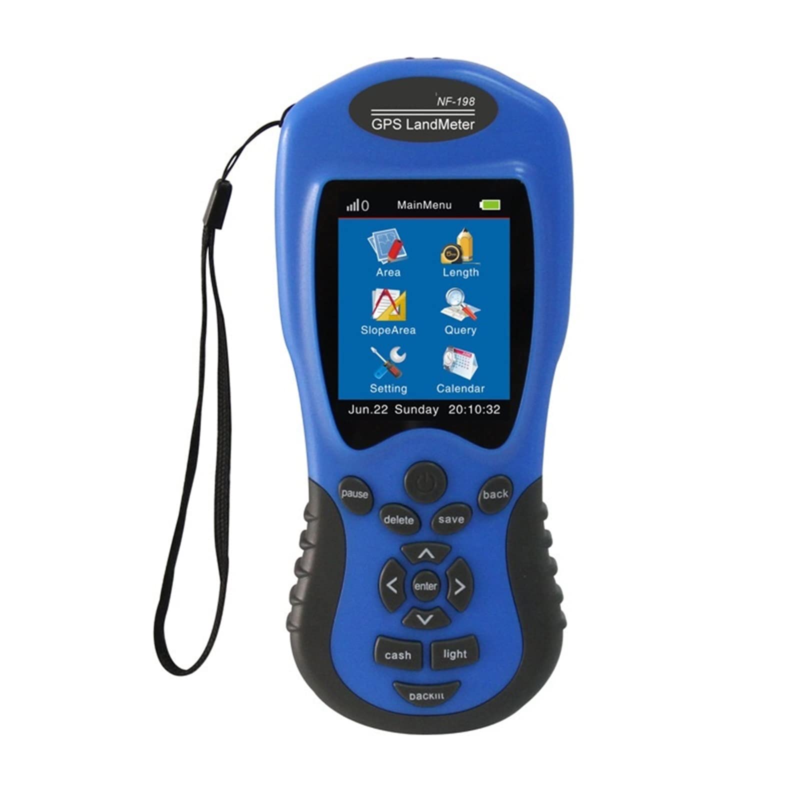 Miernik terenu GPS NF-198 Sprzęt pomiarowy GPS Zastosowanie do geodezji rolniczej i mapowania Pomiar powierzchni Wyświetlanie wartości pomiarowej