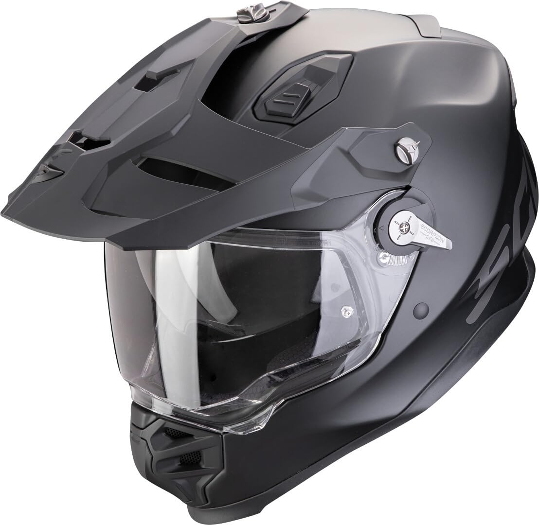 ScorpionEXO Exo ADF-9000 Air Motorradhelm Solid Adventure-Helm Matt-Schwarz
