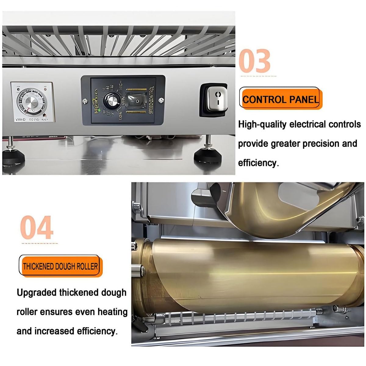 Macchina automatica della crosta del dolce con la velocità regolabile e il controllo della temperatura per la cottura commerciale