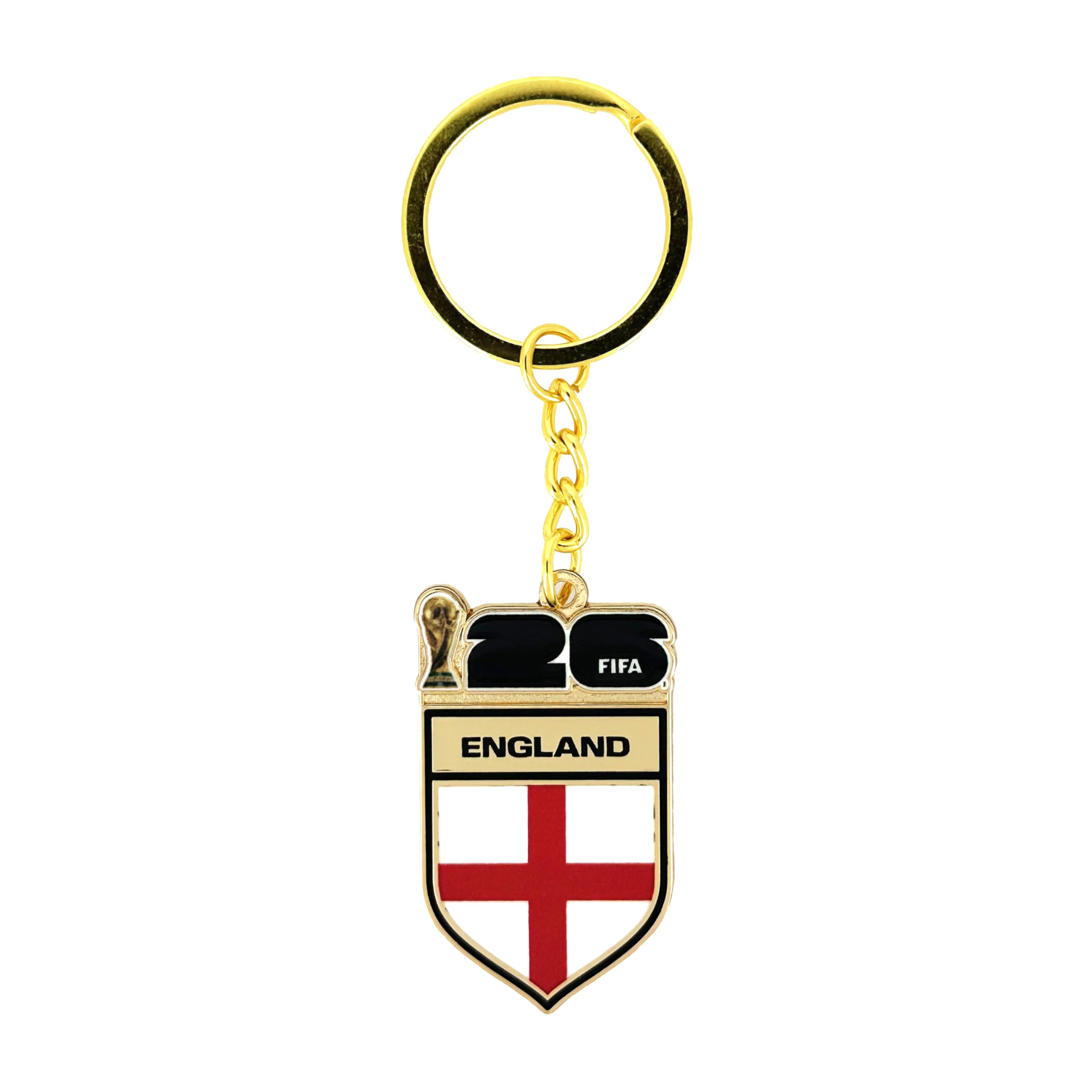 2026 FIFA World Cup Keychain – Officially Licensed, Collectible Gift for Fans, Durable Metal Ring for Keys, Backpacks
