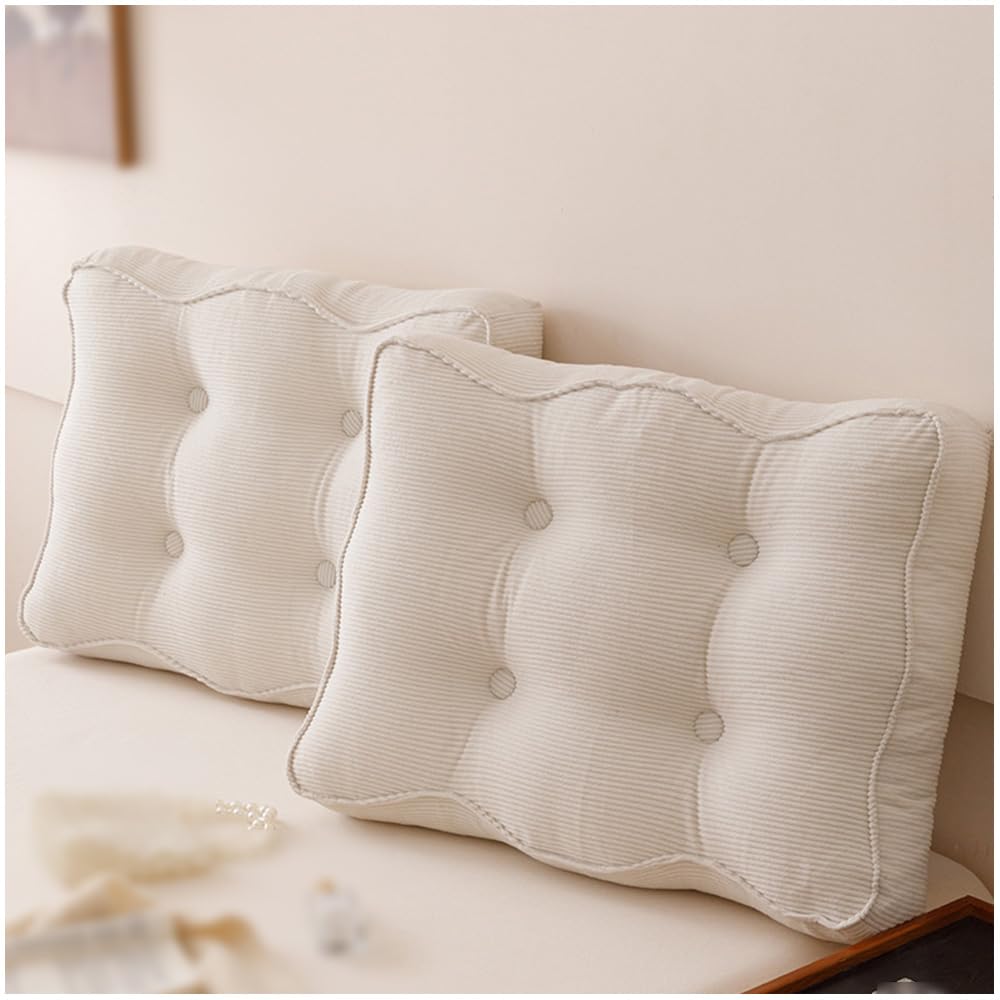 Cuscino ergonomico imbottito per testiera e schienale, multifunzionale, antiscivolo, per sedie da pranzo, cuscino quadrato (dimensioni: 100 x 55 x 15 cm)