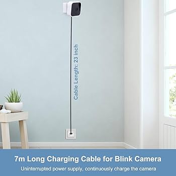 Amazon.com: Cwowhihui 23ft/7m Power Cable and Adapter for Blink