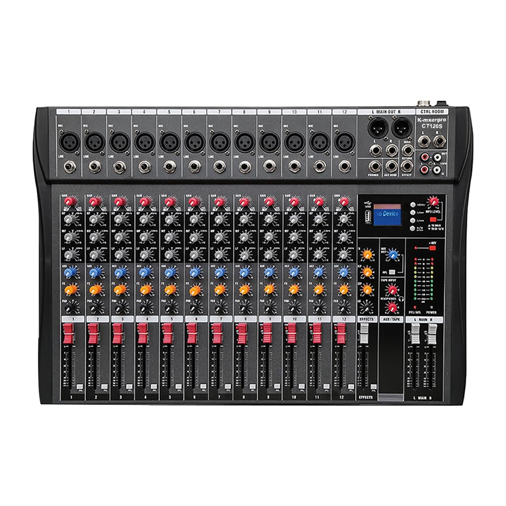 K-mxerpro 12 Channel Professional Mixer