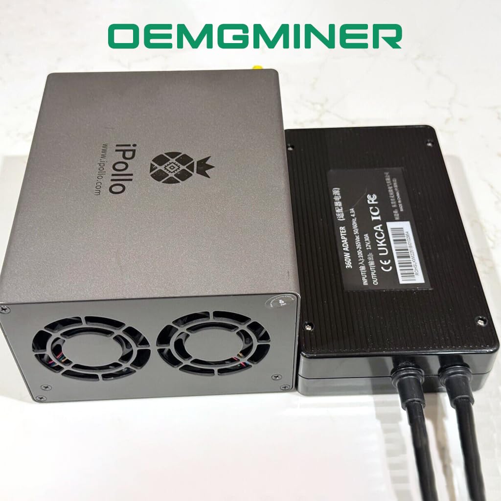 Amazon | OEMGMINER iPollo V1 Mini WiFi 280M ETC Miner 280MH/s 220W 6G 暗号通貨  Ethash/ETHW/ETHF/ETC/QKC/CLO/POM/ZIL WiFiバージョン | OEMGMINER | PCパーツ 通販