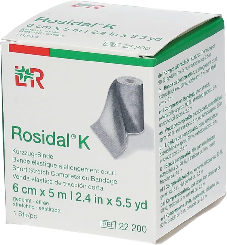 ROSIDAL K Short Strech Compression Bandage 6cm x 5m-picture-11