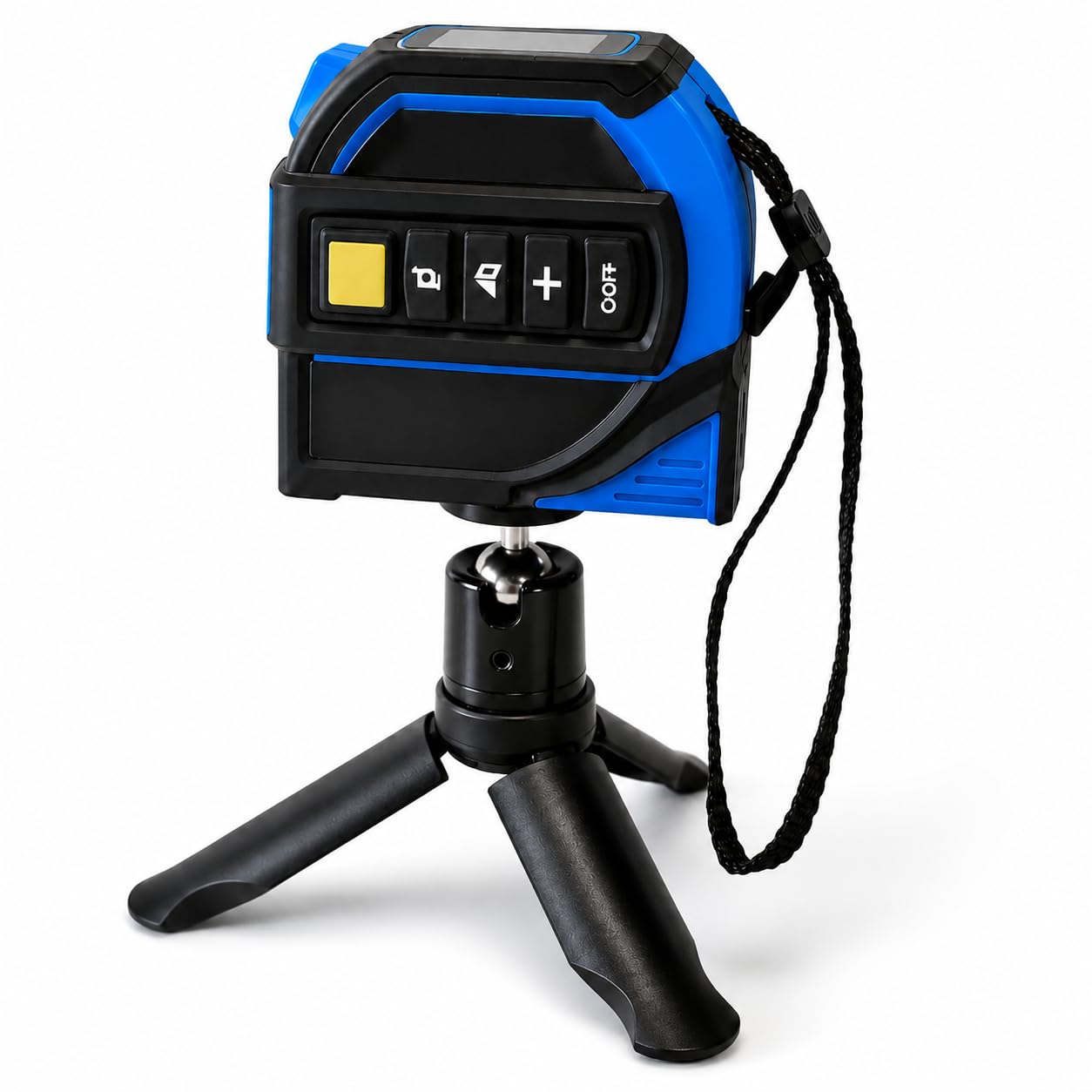 Télémètre Laser 40 m, mètre Laser 4 en 1 avec Ruban de Mesure de 5 m, Laser 40 m, réticule Laser 16 m et trépied pour mesures de Surface, théorème de Pythagore et nivellement