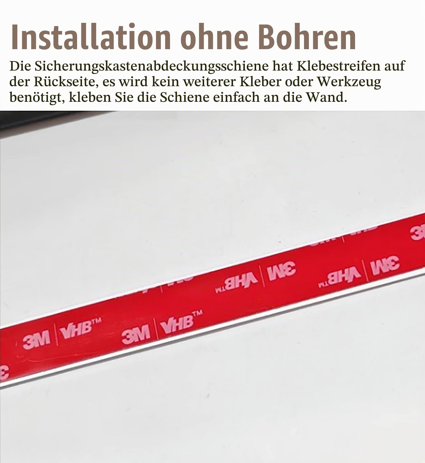 Stromkasten Verkleidung Schiebeabdeckung für Schalttafeln mit Selbstklebender Schiene, Extra Dünne Abdeckung für Stromzählerkästen, Dekorative Wand, Abdeckung für Sicherungskästen im Schlafzimmer(Whit