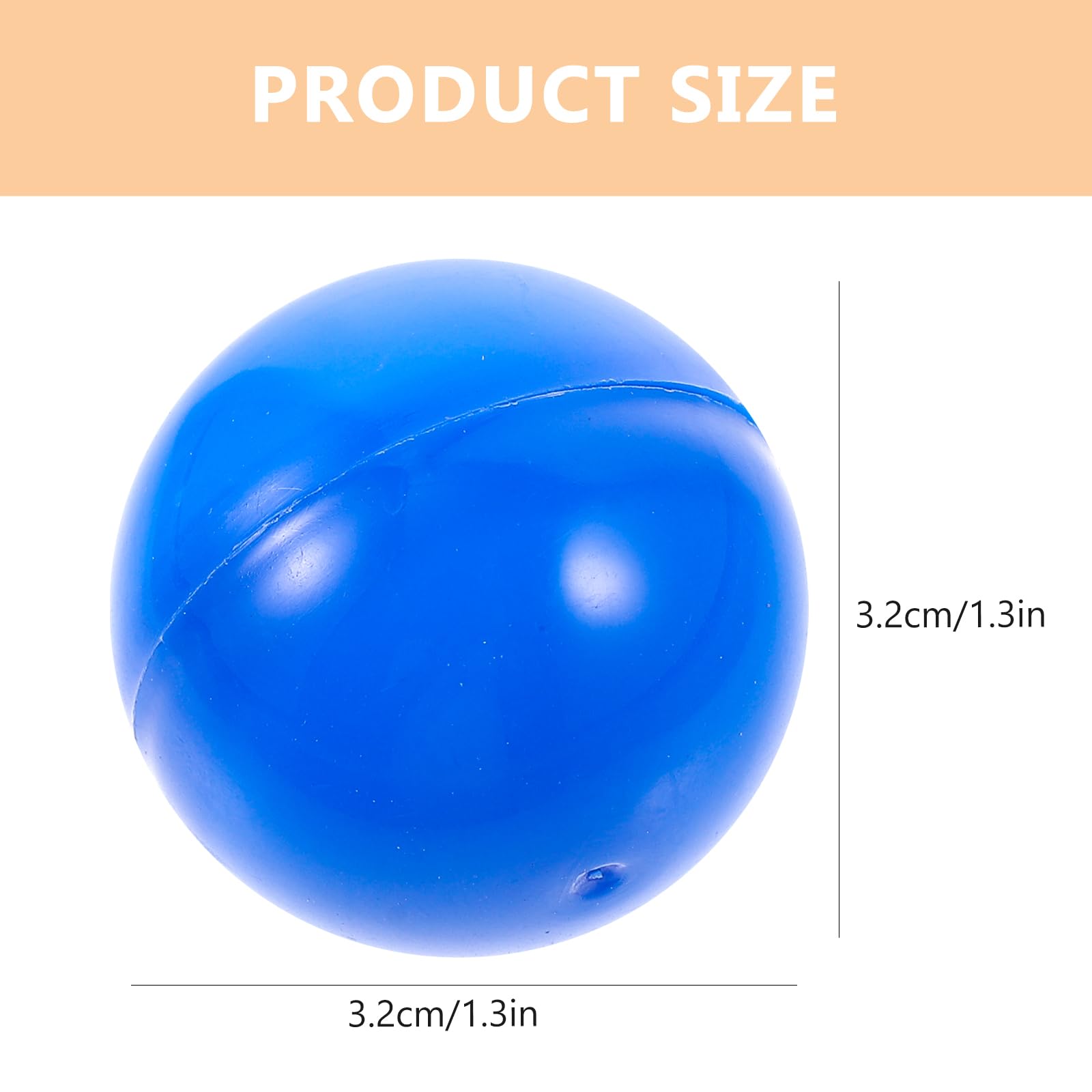 Vaguelly 100 stuks bingoballen, tombolaballen, loterijballen te openen, 32 mm/1. 26 inch tafel-activiteitenballen, kunststof holle bal, pongballen voor Tombolas Bingo-spel entertainment
