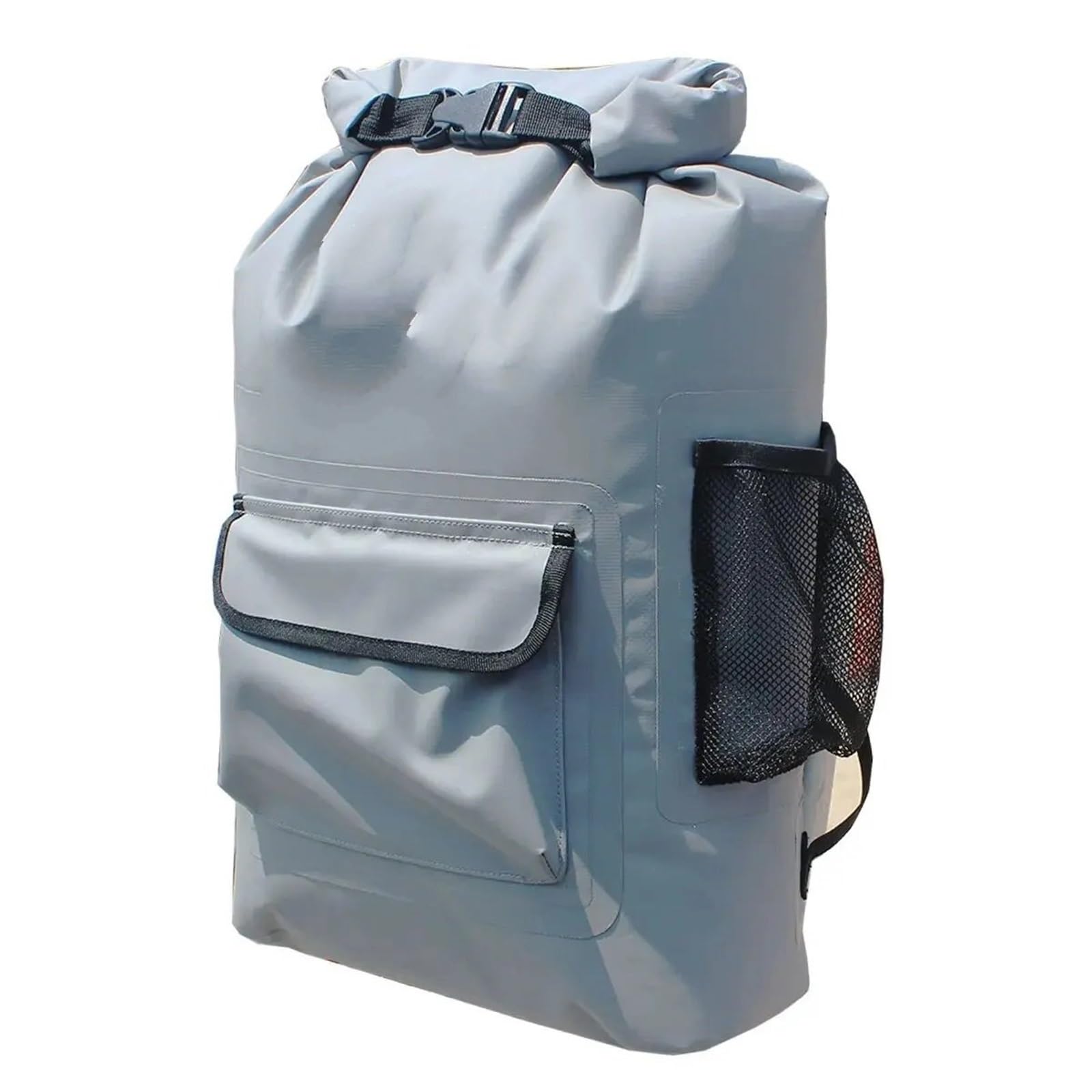 Borsa Nuoto Zaino impermeabile per immersioni, rafting, fiume, turismo all'aperto, spiaggia, snorkeling, nuoto, surf, pesca(Gray,16L)