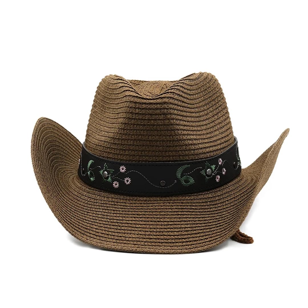 Sonnenhut Strohhut Hut Cowboyhut Männer Femme Stroh Sonnenhut Outdoor Jazz Beach Sonnenhut