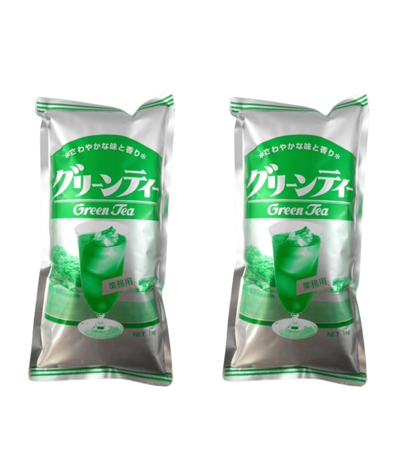 Amazon | 大阪ぎょくろえん 業務用グリーンティ1kg 2袋 人工甘味料不