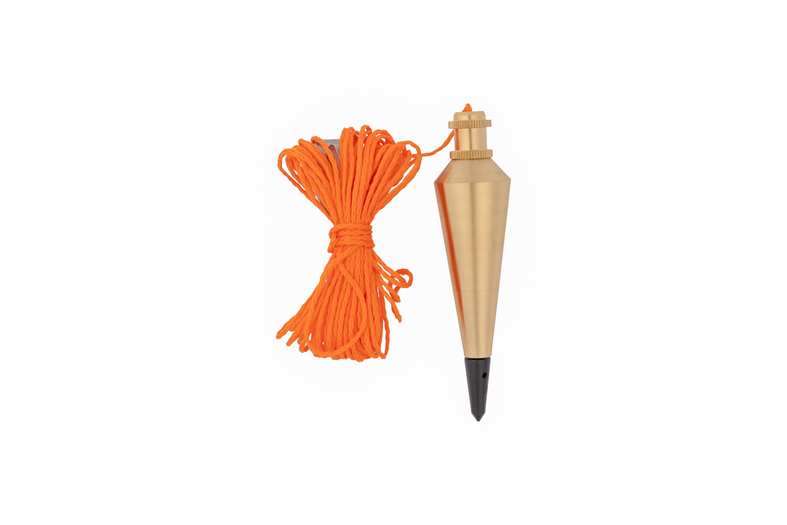 Swanson 8oz Solid Brass Plumb Bob with String, Hardened Steel Tip, PB008B — Amazon image 2