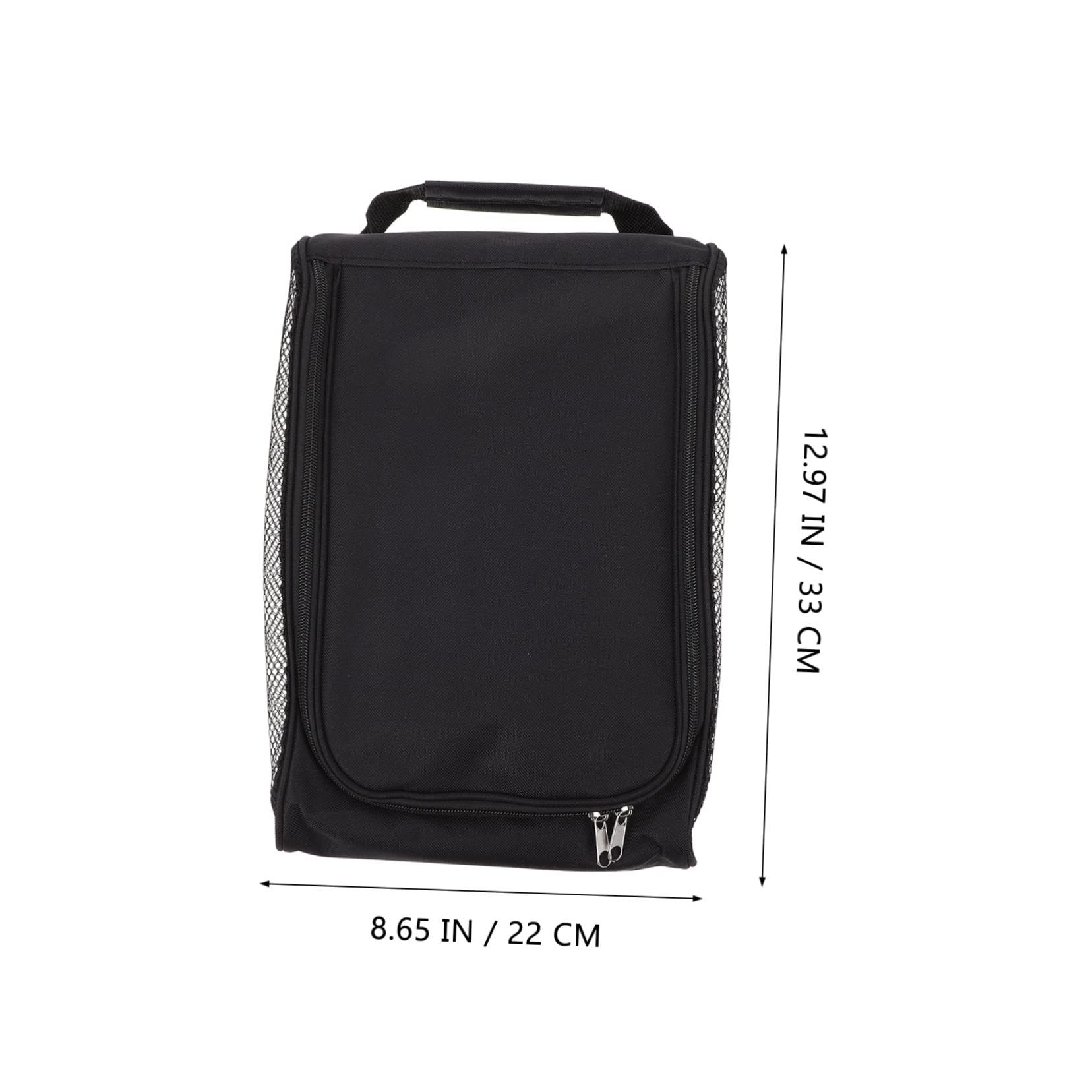 Holibanna 1pc Golf Shoe Bag Multi-purpose Zippered Storage Container for Travel Camping Outdoor Activities Accommodates Casual Sports Shoes Easy to Clean Reusable Design