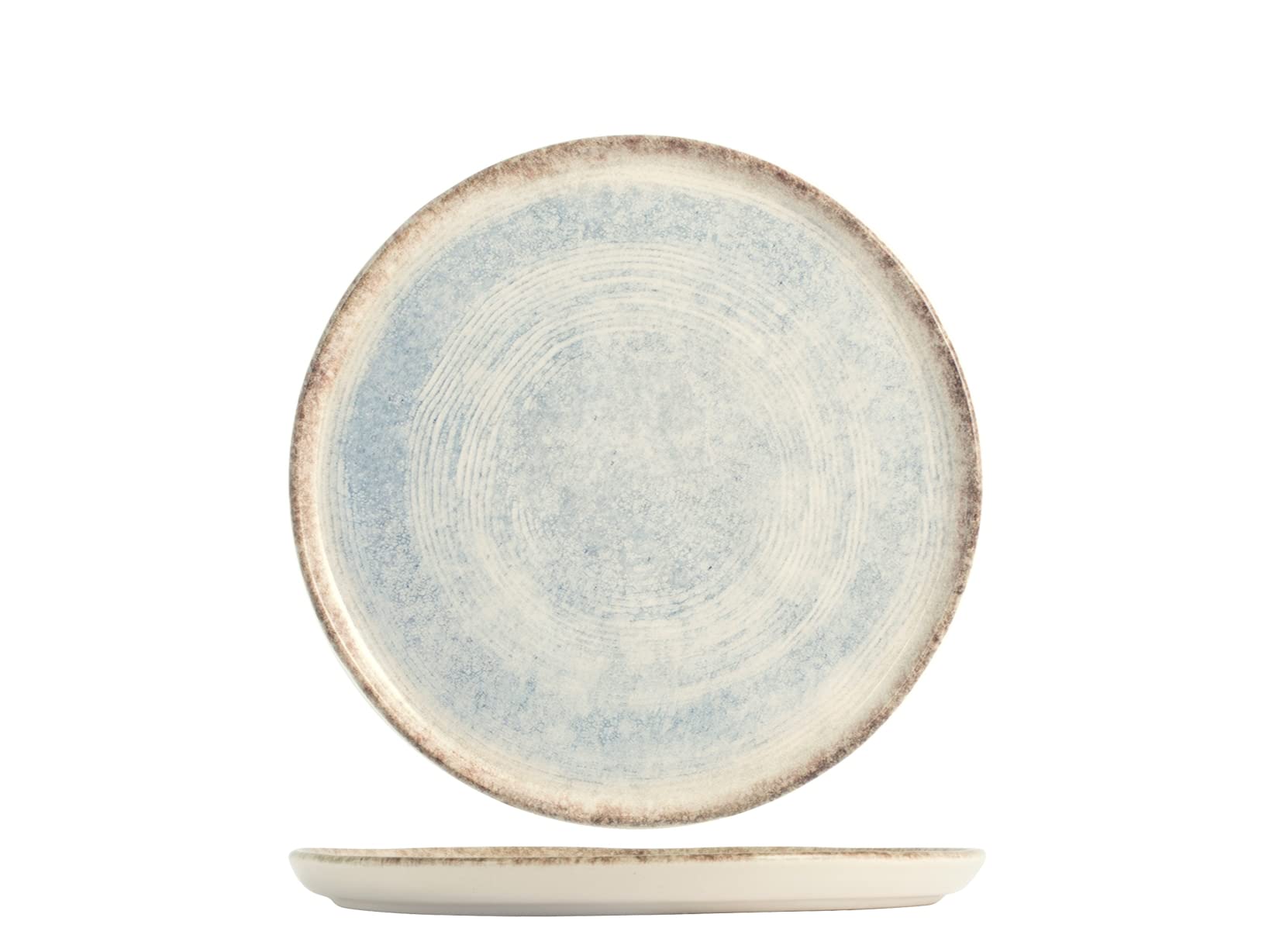 H&H 3241203 Fruit Plate Sky, Stoneware, 21 cm