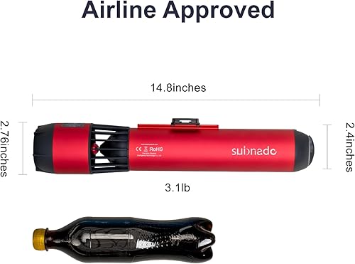 Miniatura 3 de WAYDOO Subnado - Patineta subacuática roja versión especial scooter de agua para adultos y niños scooter submarino para piscina buceo esnórquel