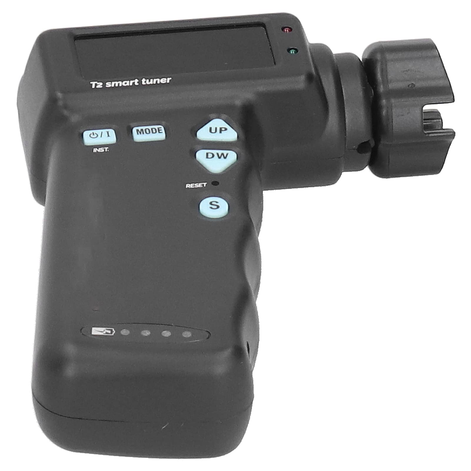 VGEBY Sintonizzatore intelligente per chitarra automatico strumento di sintonizzazione dell'ukulele elettrico facile da usare con schermo LCD a colori per tutte le chitarre metallo (nero)