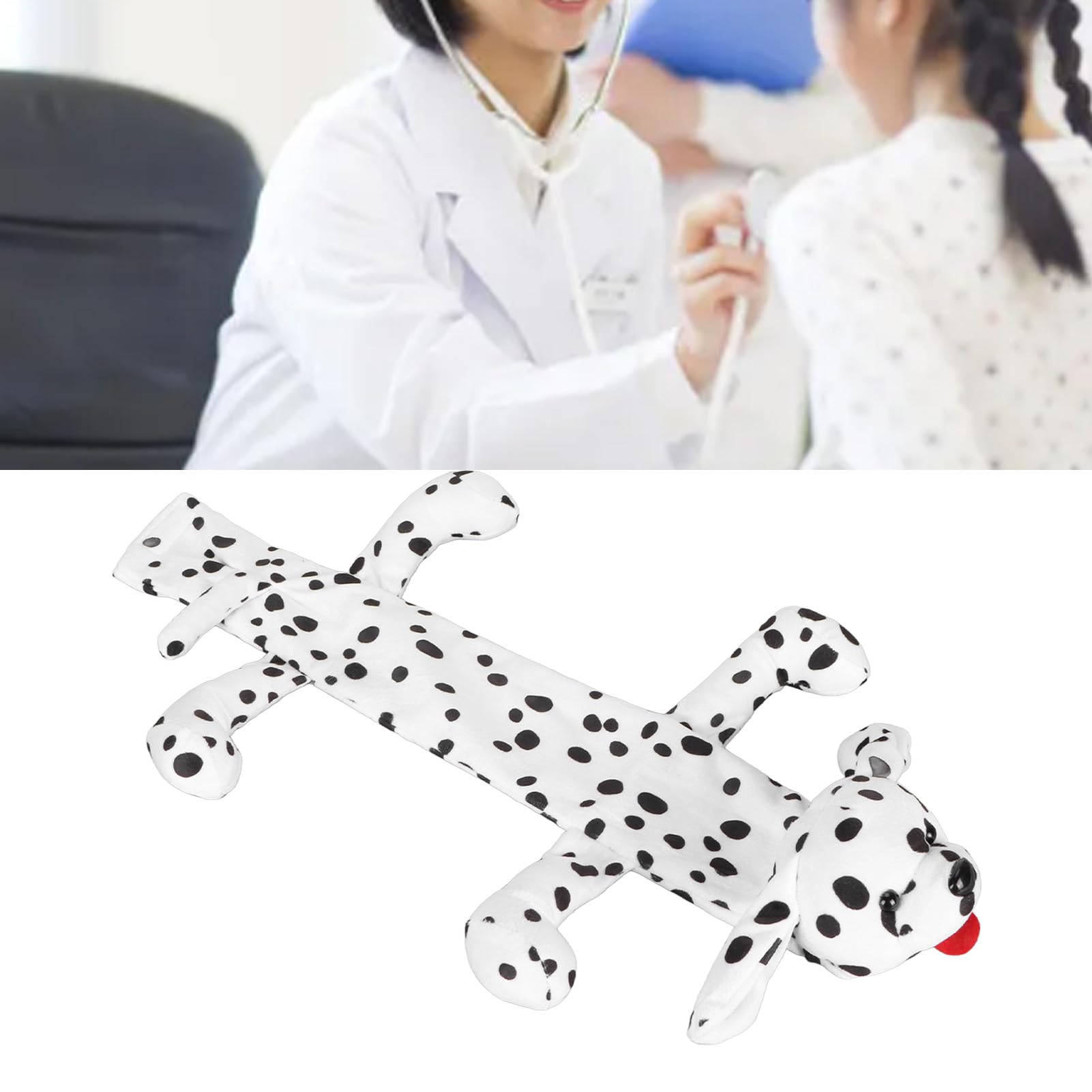 Stethoscope Cover Sleeve, Stethoscope Covers Stethoscope Cover Cute Animal Shape Plush Stethoscope Cover Sleeves Stethoscope Accessories for Nurses Doctors (Spotted Dog)