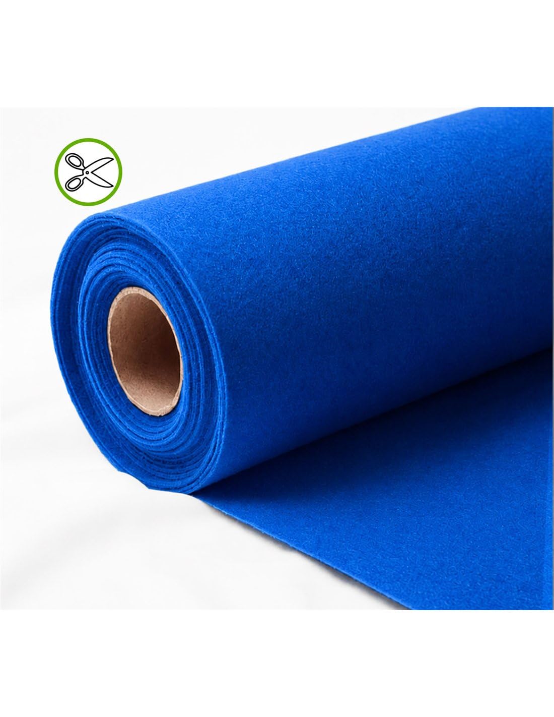 Jardin202 - Moqueta Ferial 1m de Ancho | Fieltro punzonado a Medida | Alfombra para Eventos y ferias | 1 Metro (Ancho) x 10 Metros (Largo) (05 - Gris Oscuro)