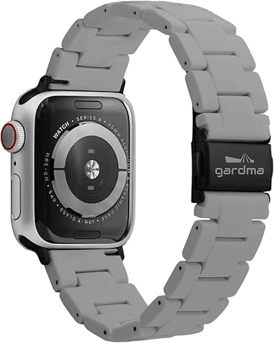 Correa de resina de lujo compatible con Apple Watch, ligera, compatible con correas de Apple Watch para mujeres y hombres, correas para iWatch,