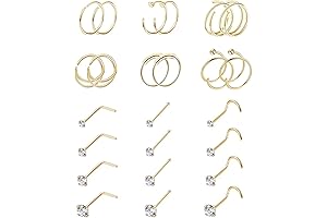 22 Gauge Nose Hoop: Stylish Piercing for Women and Men