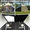 KingCamp Canvas Bell Tent for Camping, 4 Seasons Camping Yurt Tent, with Stove Jacks, Luxury Glamping Waterproof and Breathable Tents for Family Camping Outdoor Hunting Party - Image 6