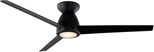 Miniatura 10 de Tip Top - Ventilador de techo inteligente de 3 aspas para interiores y exteriores, de aluminio cepillado de 44 pulgadas, con kit de luz LED de 3000