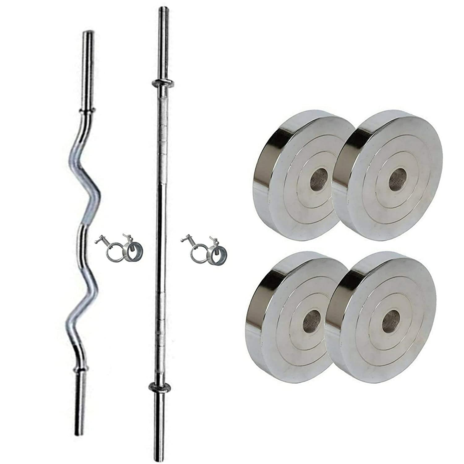 See full amazon price history chart for BK SPORTS Steel Weight GYM Combo 3kgx4 steel plates+ 3ft Straight rod + 3ft Curl rod + 4 Spring locks Affordable GYM COMBO BK SPORTS Steel Weight GYM Combo 3kgx4 steel plates+ 3ft Straight rod + 3ft Curl rod + 4 Spring locks Affordable GYM COMBO (B09HTXQN6D) Amazon Price History, Amazon Price Tracker