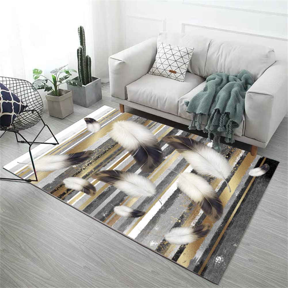 Alfombras, Alfombras de Habitacion, Alfombras Salon, Alfombras Dormitorio, Alfombras Infantiles, Alfombras Antideslizante Lavables, Alfombras Pasillo, Modernas Alfombras 3D Grandes, gorrión 140x200cm