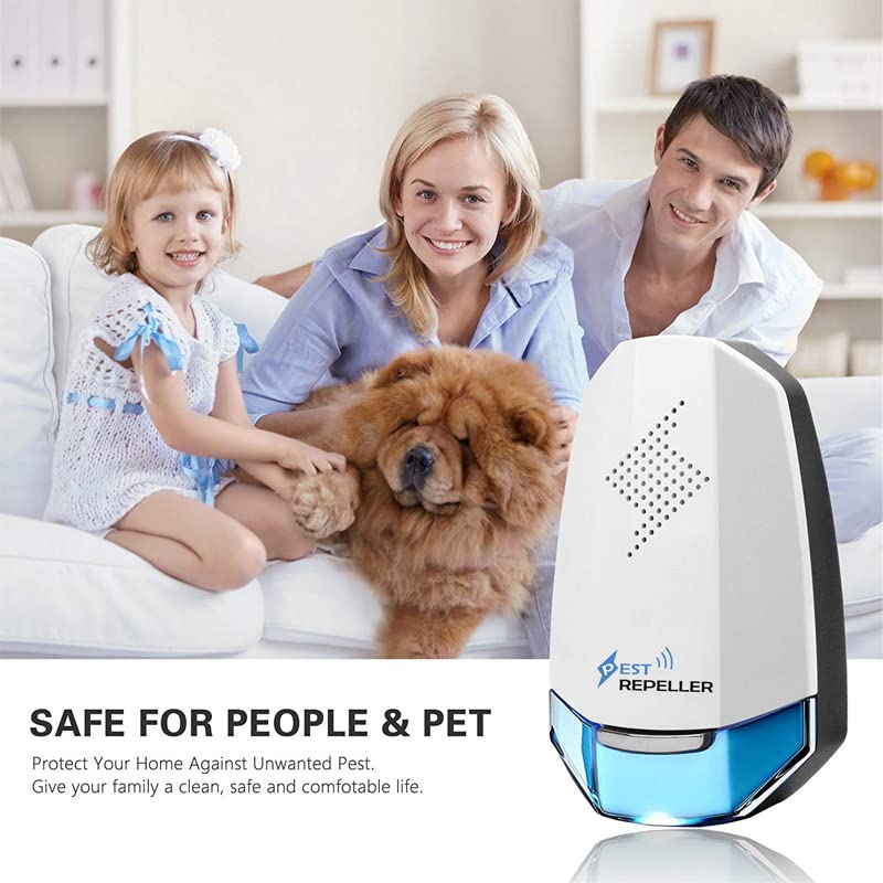 Image of Dr.PestGo Ultrasonic Electric Pest Repellent Machine to Repel Lizard, Rat, Cockroach, Mosquito, Home Pest & Rodent Repelling Aid for Reject Ants Insect Control (5X POWERFUL)
