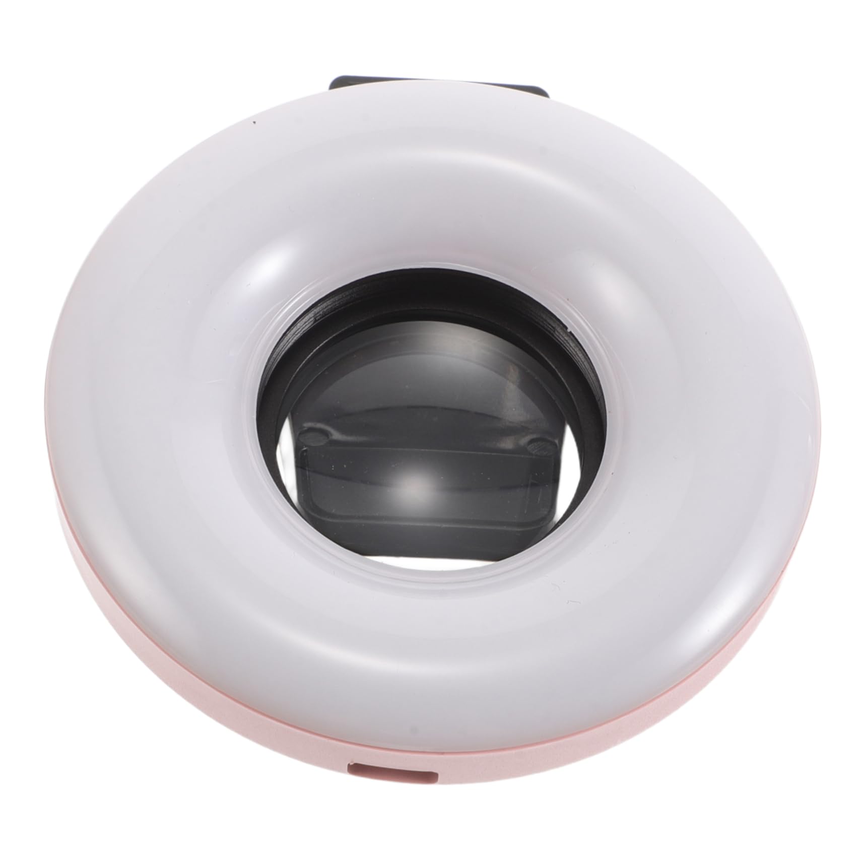 HOODANCOS 1Set Macro Lens Fill Light with Clip Design for Phone Photography Portable LED Selfie Light for Even Illumination Close for Nails Lashes and Jewelry