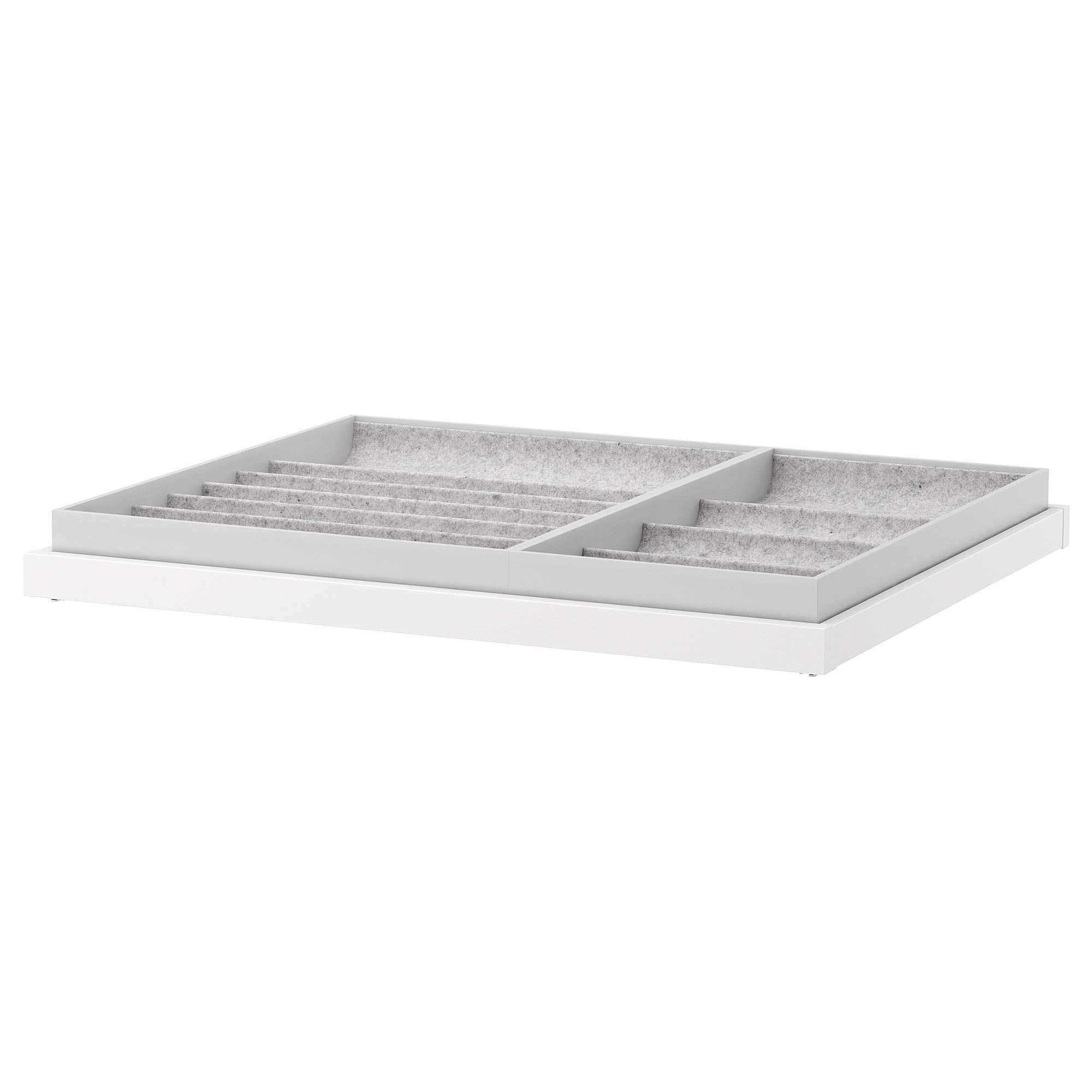 Plateau coulissant ProTuning KOMPLEMENT blanc 75x58 cm pour dressing moderne