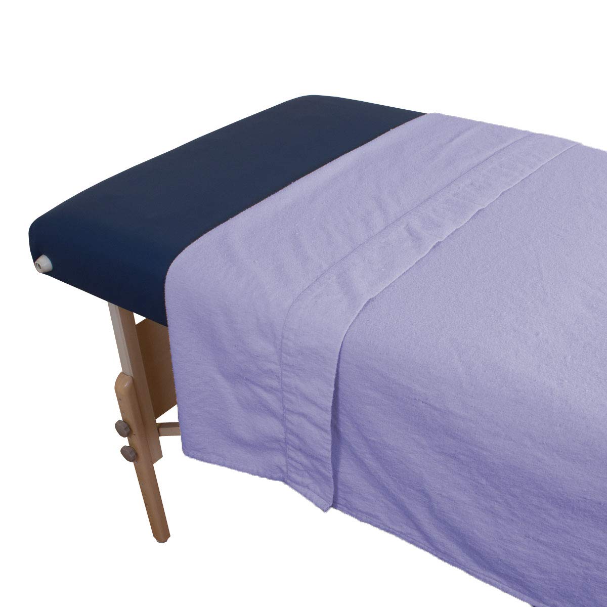 Body Linen Deluxe 3 Piece Flannel Sheet Set - Super Soft & Durable 100% Double-Brushed Cotton Flannel - Includes Flat Sheet, Fitted Sheet, and Fitted Face Cradle Cover - Natural : Massage Table Heated Blanket : Beauty & Personal Care