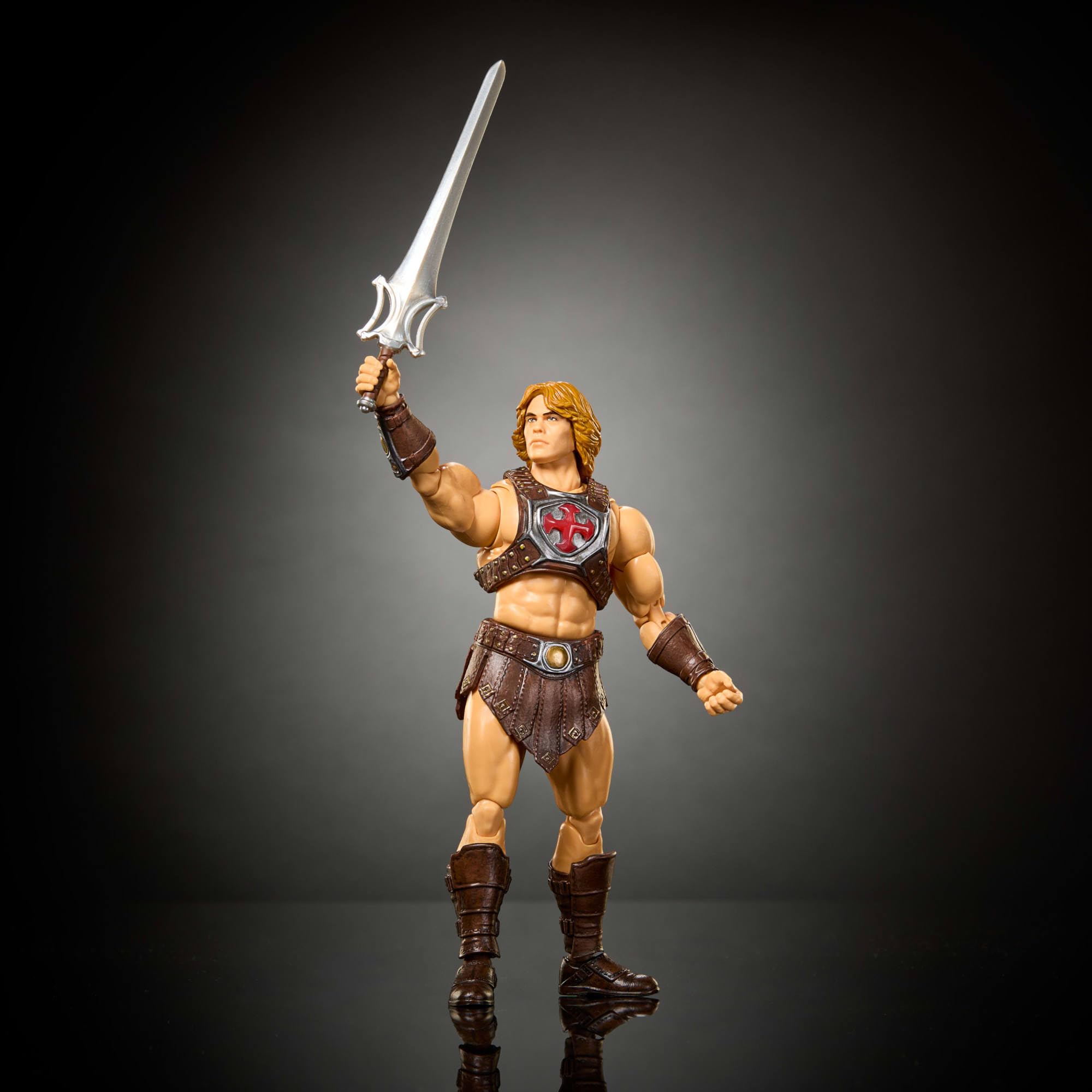 Masters of The Universe Chronicles He-Man Figura del héroe más poderoso de la película de 2026 a Escala 1:12, Aspecto Fiel al del Actor Nicholas Galitzine, 30 Puntos de articulación, JKJ26