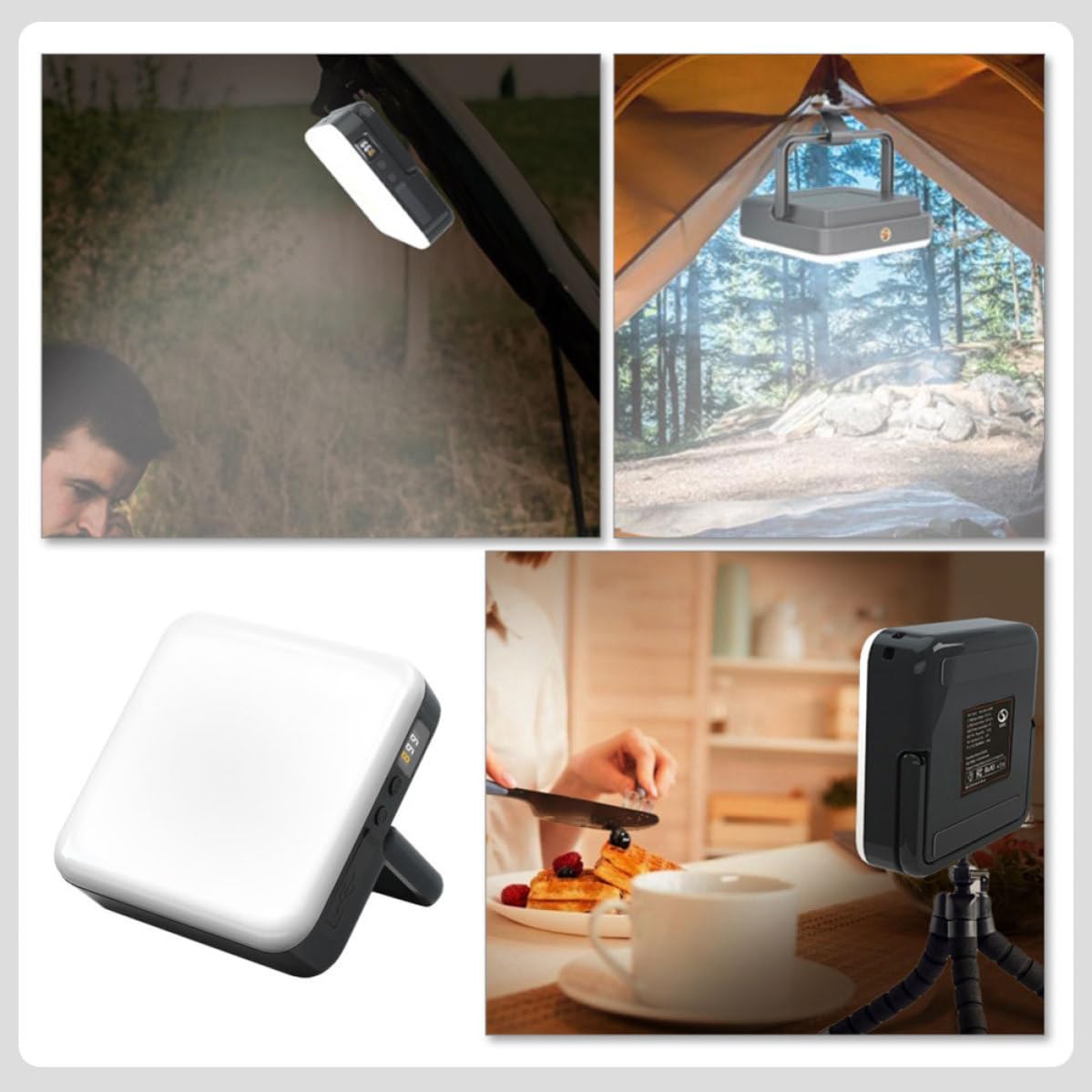 Multifunktions Zeltleuchte für Camping und Outdoor mit 13500mah Akku