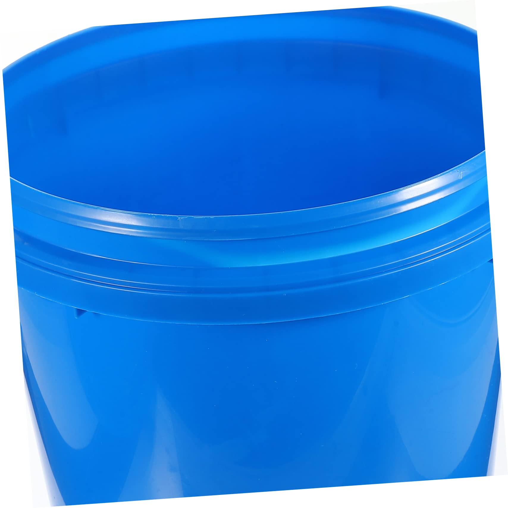 Hemobllo Cubo de Pintura de Cubo de Hdpe Blanco para Mezclar Colores Contenedor de Almacenamiento con Tapa para Pintura y Manualidades
