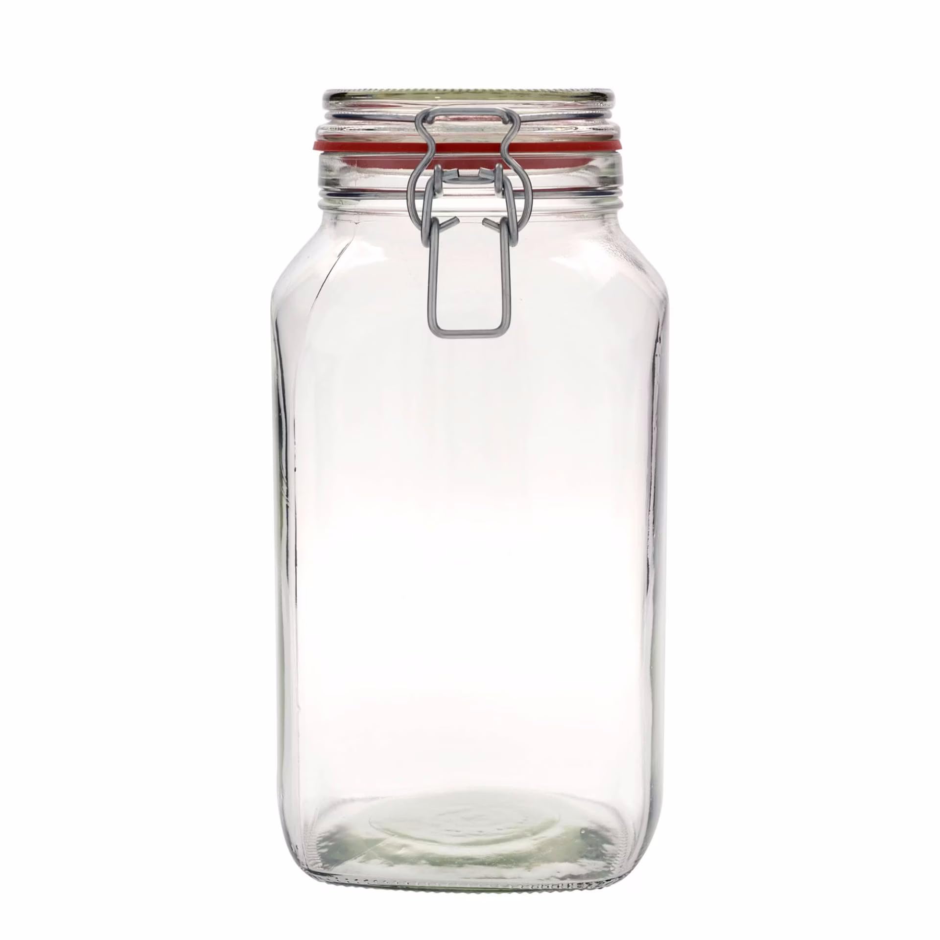 9x Drahtbügelgläser 2590ml | luftdichte Vorratsgläser, Einmachgläser | Ideal Aufbewahrung von Lebensmitteln in der Küche | Mehl, Zucker, Kaffee, Nudeln, Reis, Müsli | Made in Germany