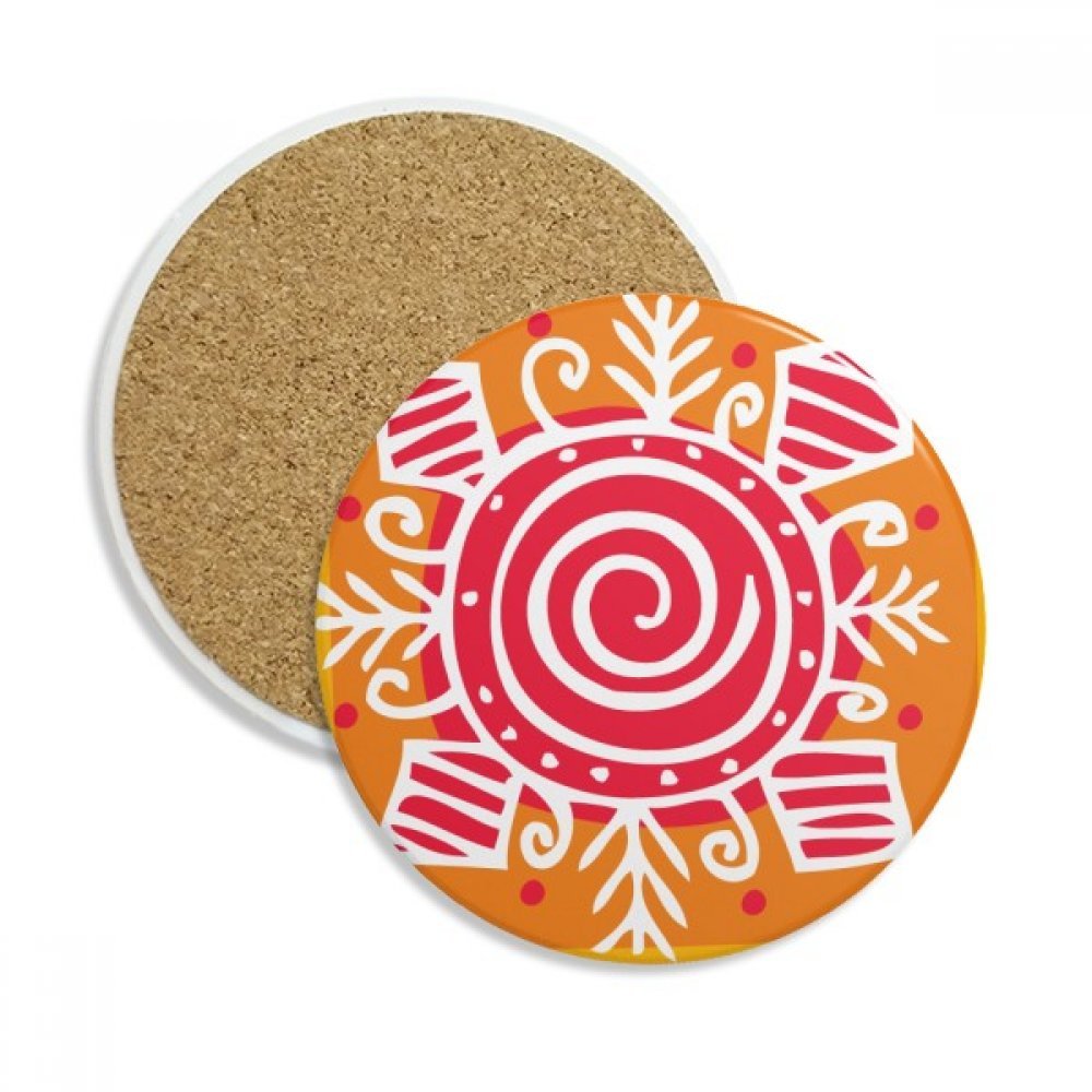 Totems Mexique Pierre Sous-Verres en Céramique Haut de Gamme