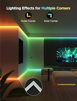 Amazon.com: Govee RGBIC LED Strip Lights 16.4ft with Covers, Smart