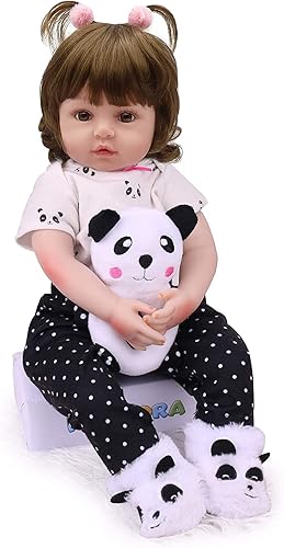 Miniatura 5 de Kaydora Ropa de muñeca Reborn de bebé, traje de 4 piezas, adecuado para muñecas recién nacidas de 20 a 22 pulgadas