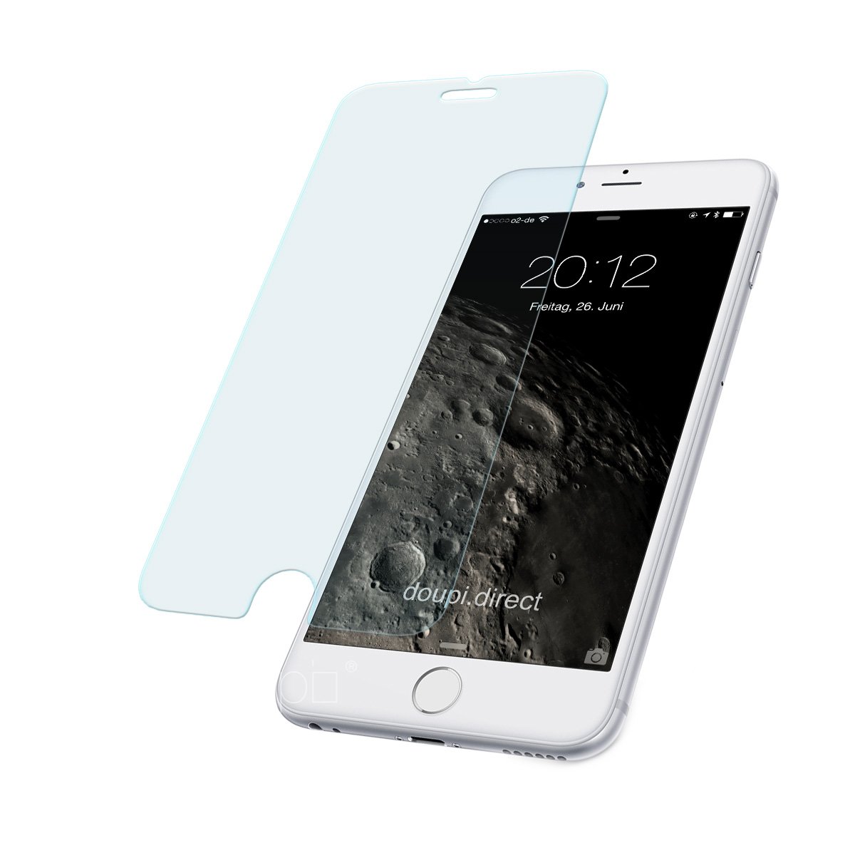 Image secondaire de doupi Protection Ecran pour iPhone 6 Plus / 6S Plus (5,5 Pouces), Prime Film en Verre Trempé 0.3mm 9H Ultra Résistant Protecteur
