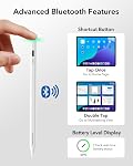 ESR Geo Digital iPad Pencil Findmy Compatible with Apple iPad 2018-2026,with Easy Shortcuts for Apple iPad A16/10/9/8 & Air 13/11 & Pro 12.9/13/11 & Mini 7/6/5,White(No Wireless Charging)