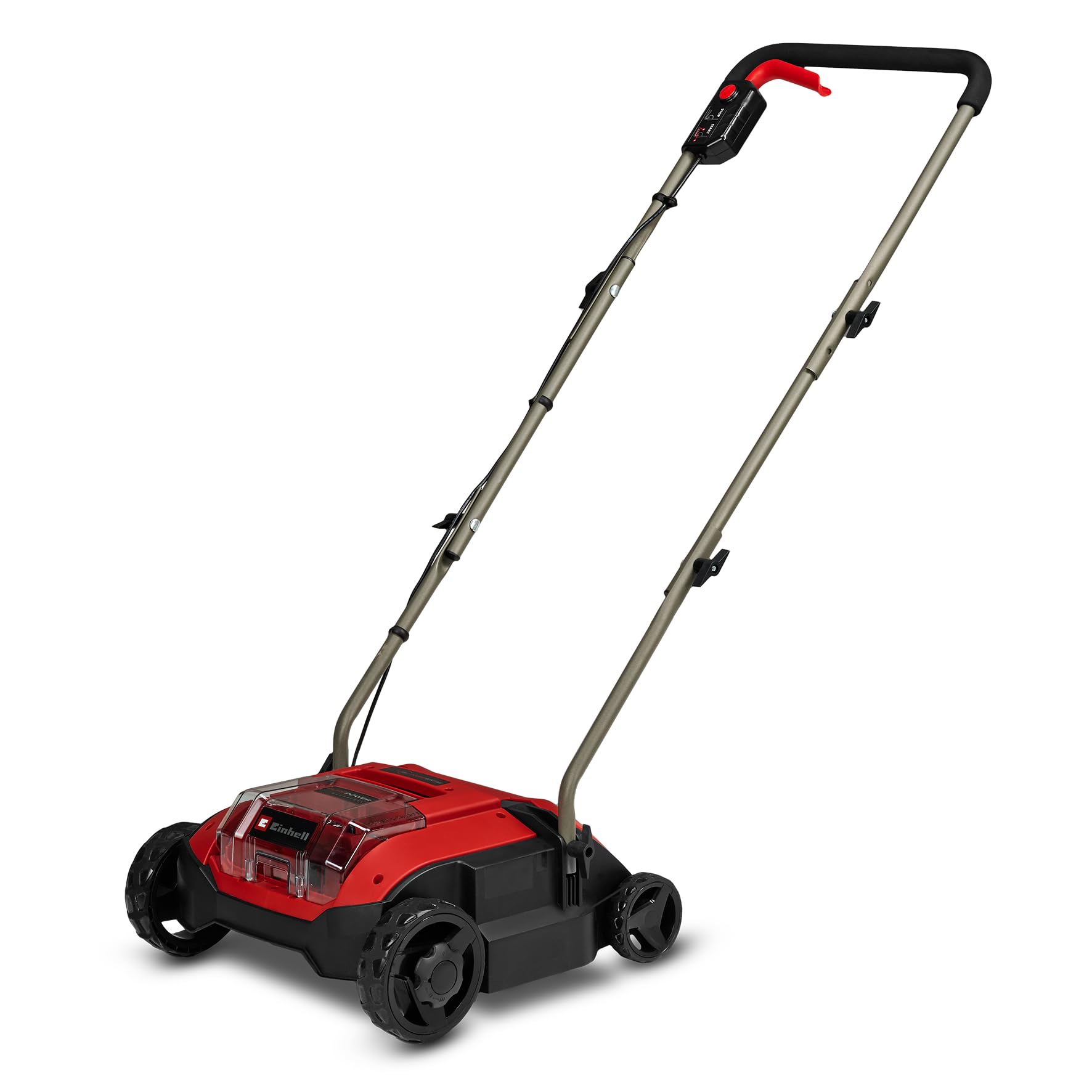 Einhell Aireador-escarificador con batería GC-SC 18/28 DS Li-Solo Power X-Change (18 V, 28 cm ancho de trabajo, sin escobillas, rodillo con 12 cuchillas, función Double-Slot, sin batería)