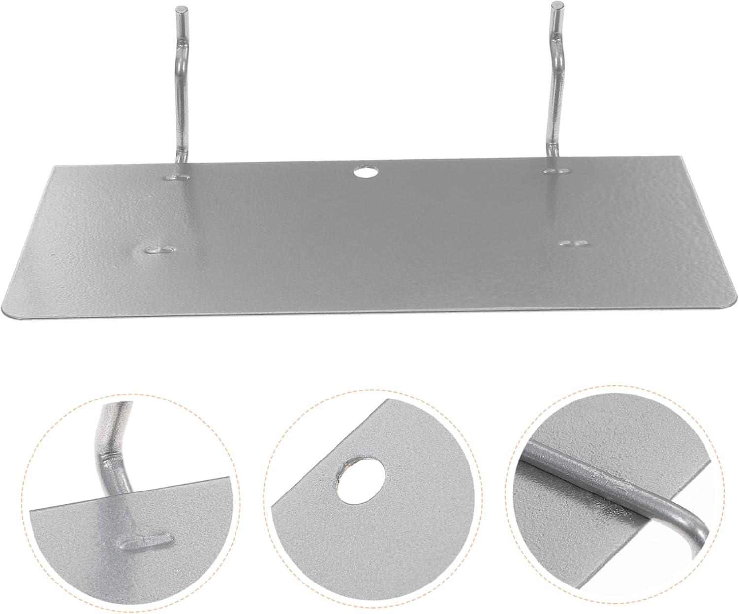 2pcs Pegboard Shelf Brackets Material Strong for Garage Office Craft Room